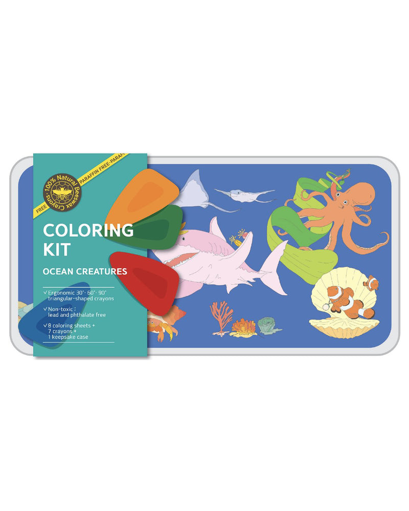 Color Jeu Coloring Kit - 3 units in set - OCEAN CREATURES Large