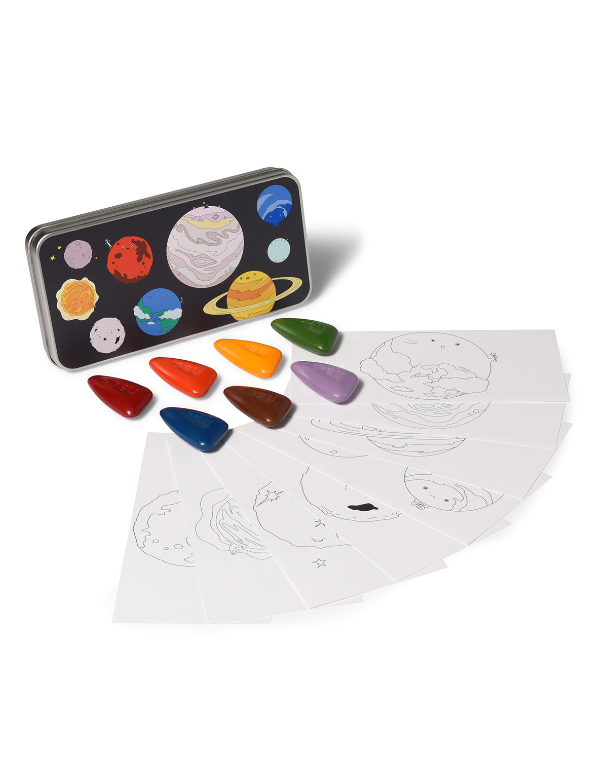 Coloring Kit - 3 units in set - SOLAR SYSTEM Large