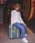 Suitcase KIDS TRAVEL Bistro Green