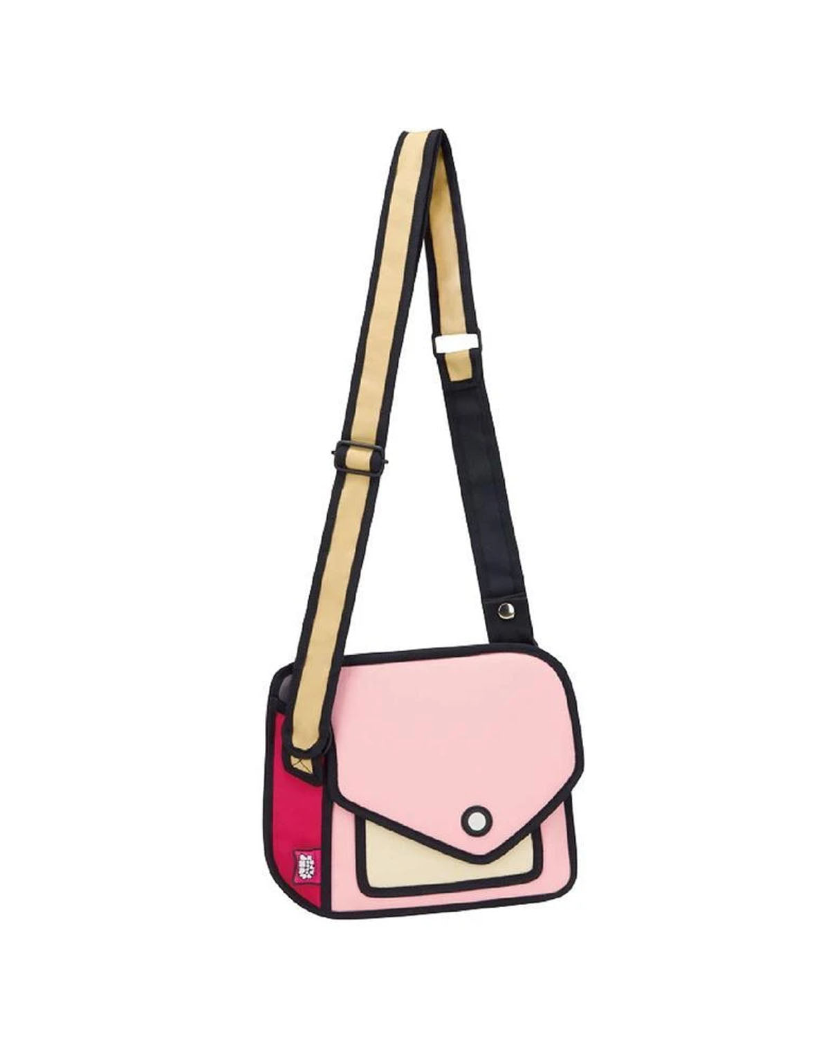Jump From Paper 2D Shoulder Bag GIGGLE COO COO Pink
