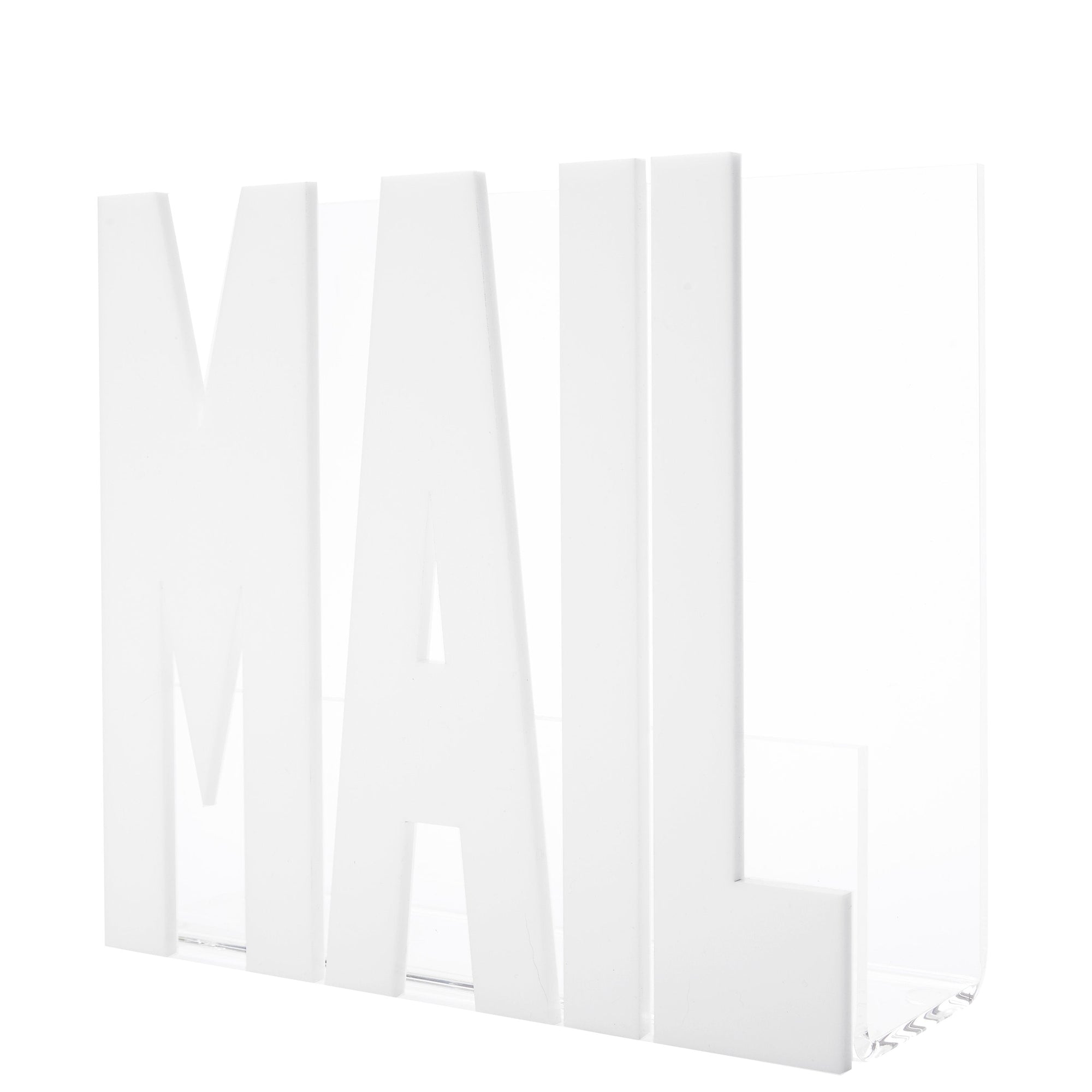 Holder MAIL White 10 inches length