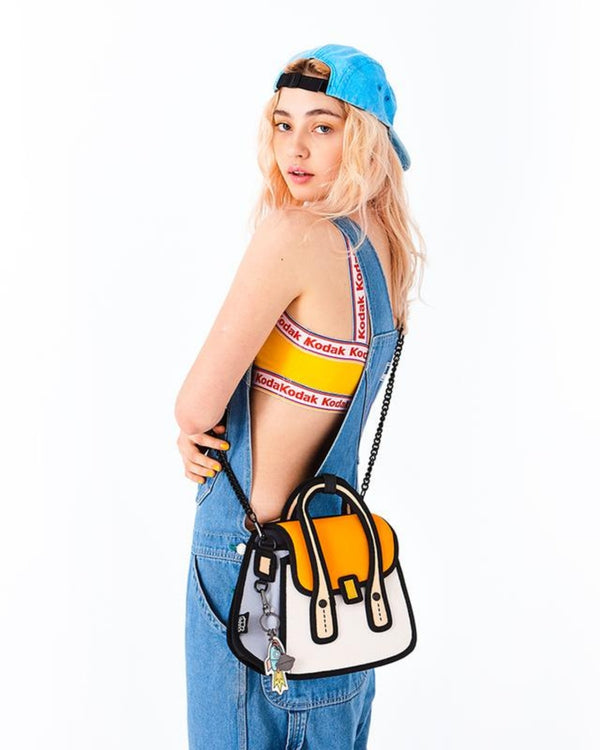 Jump From Paper 2D Shoulder Bag OWL Orange - Toytoise