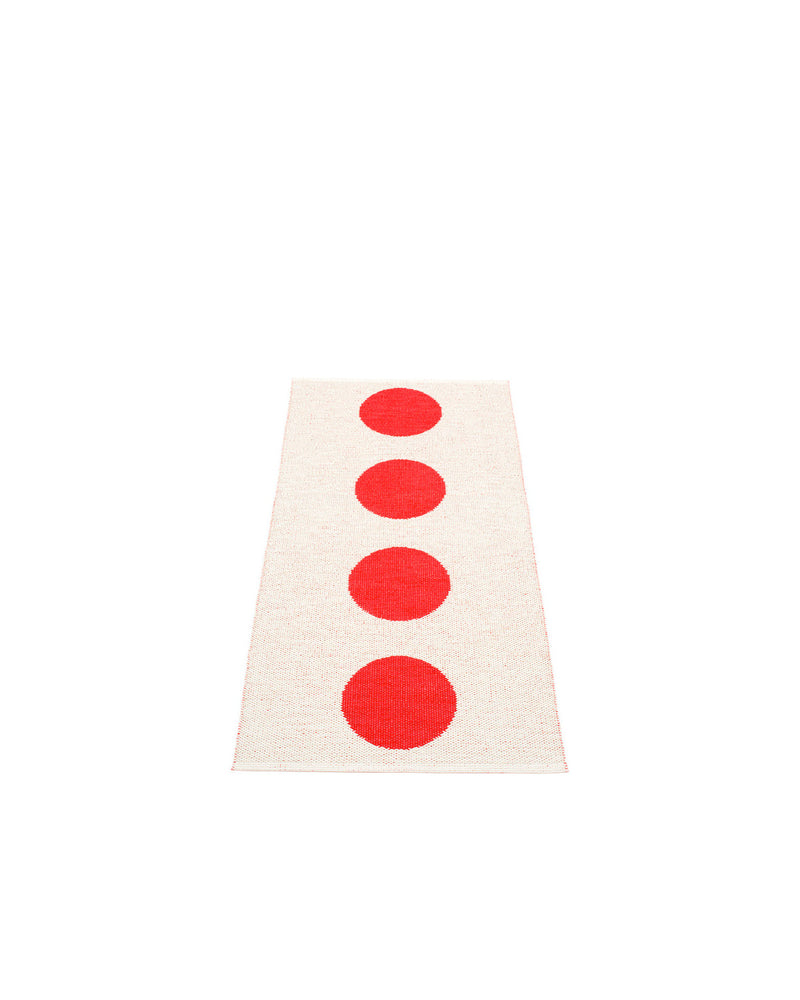 Pappelina Rug VERA Red  image 1