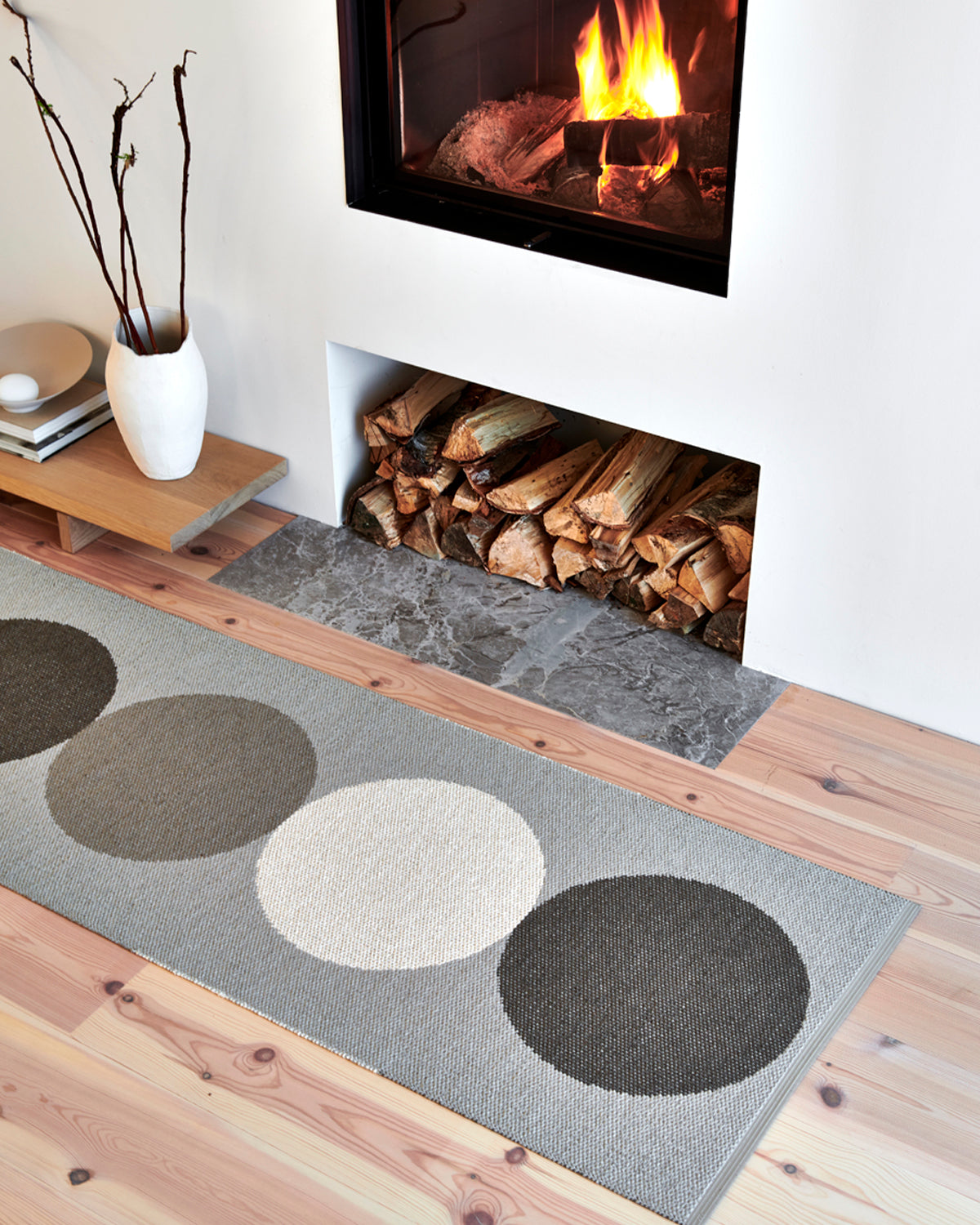 Rug OTTO Clay/ Background Linen 2.25 x 9 ft