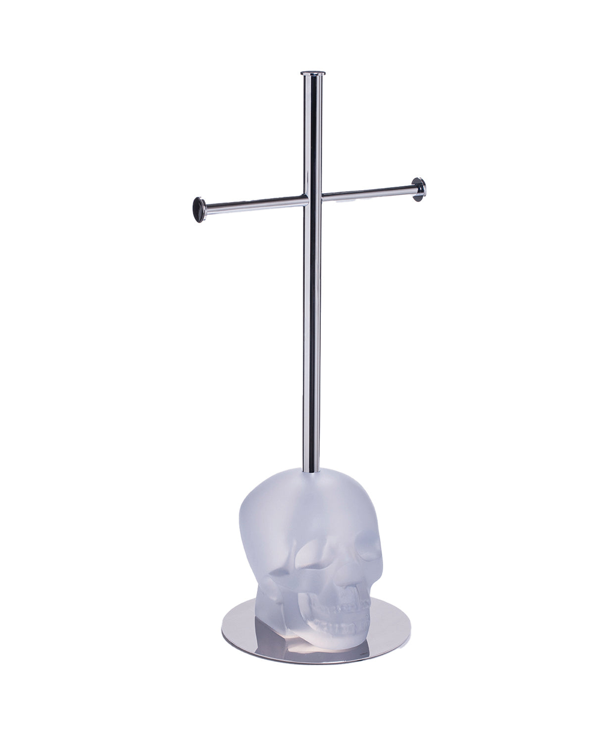 Toilet Paper Holder CRANIUM Clear