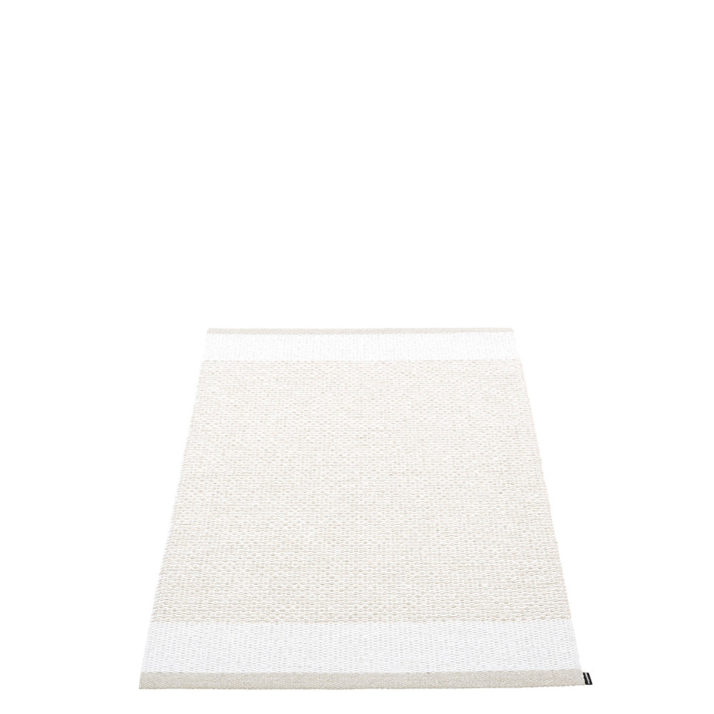 Pappelina Rug EDIT Fossil/White/White Met.