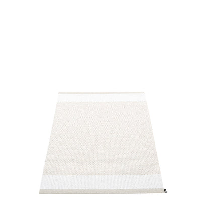 Pappelina Rug EDIT Fossil/White/White Met.