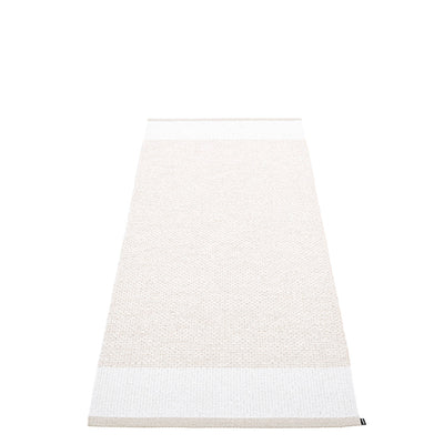Pappelina Rug EDIT Fossil/White/White Met.