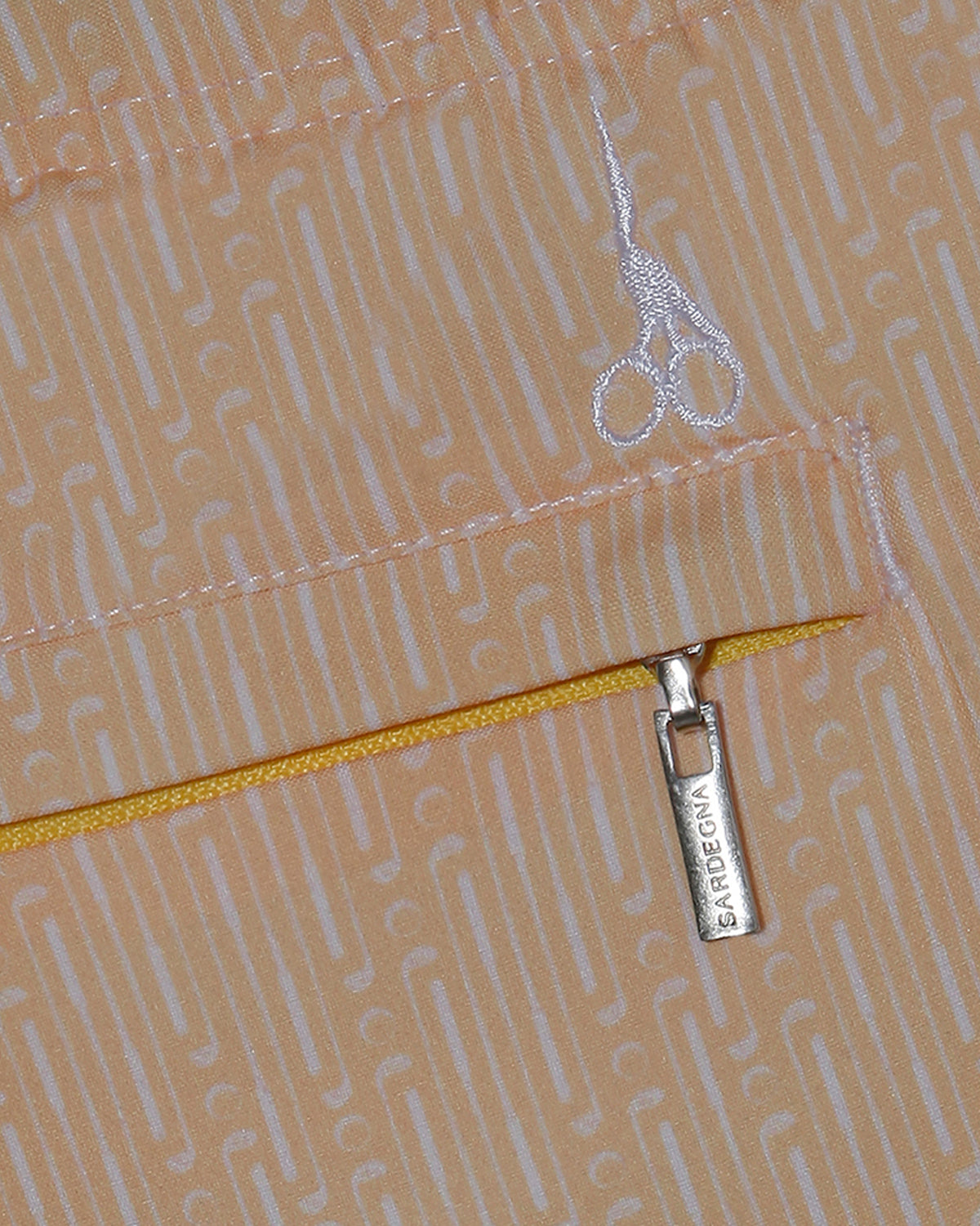 Sardegna Sartoria Men's Swim Shorts ISOLA Golf Club New Yellow