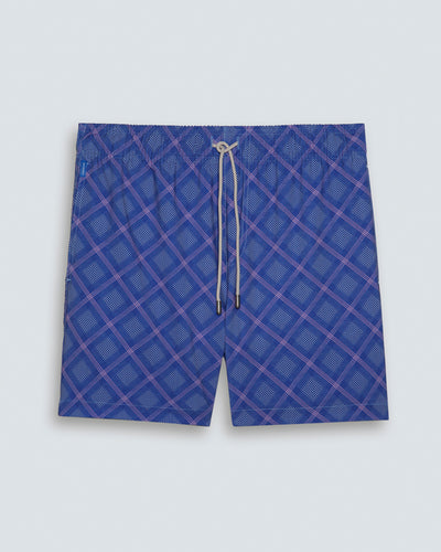 Men's Swim Shorts ISOLA Prince of W.Blue Rose