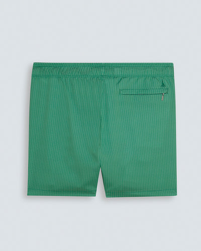 Sardegna Sartoria Men's Swim Shorts ISOLA S Curve Light Green
