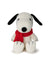 Plush PEANUTS Snoopy Sitting with Scarf 7"