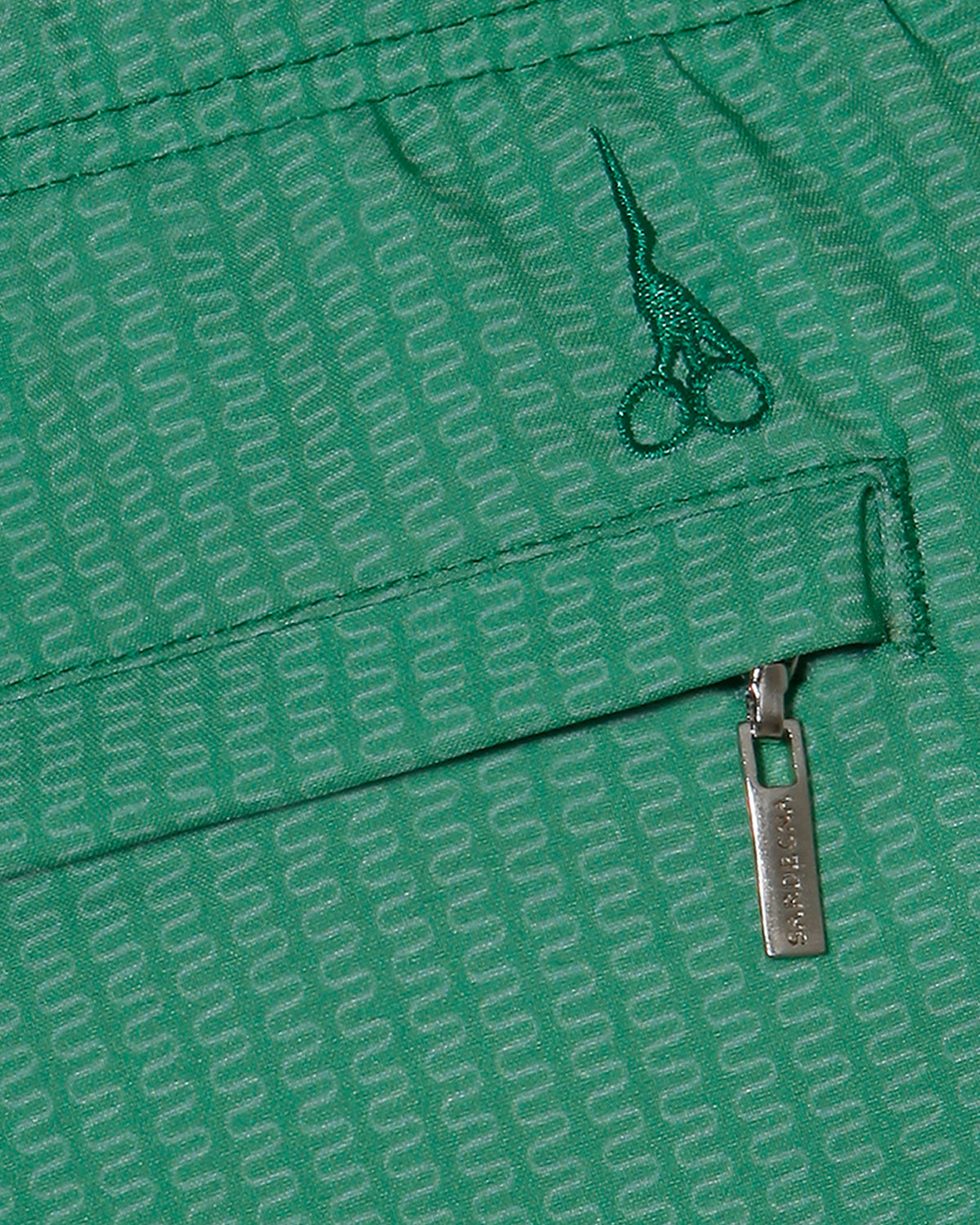 Sardegna Sartoria Men's Swim Shorts ISOLA S Curve Light Green