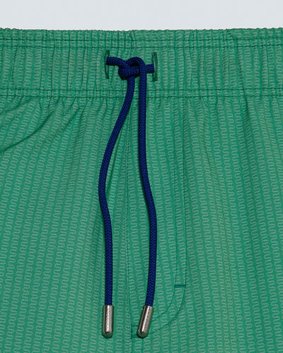 Sardegna Sartoria Men's Swim Shorts ISOLA S Curve Light Green