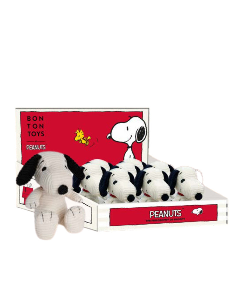 Plush PEANUTS Snoopy Sitting Cream Corduroy in Display box 5"