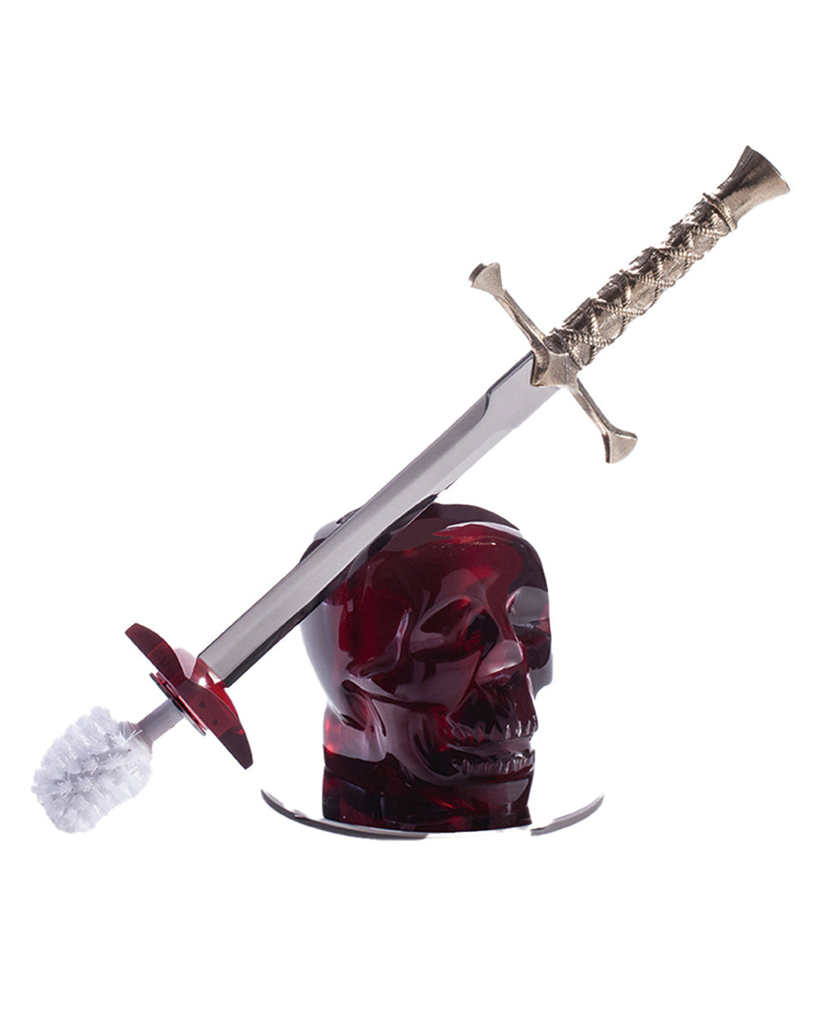 Toilet Brush CRANIUM Red