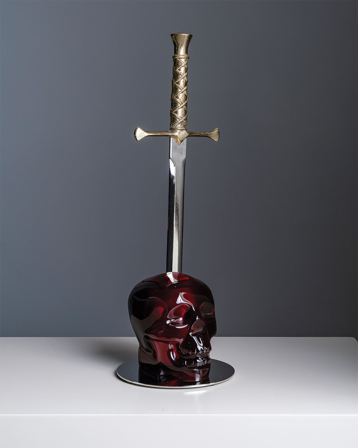 Toilet Brush CRANIUM Red