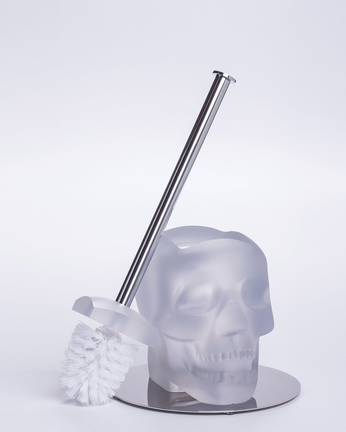 Toilet Brush CRANIUM Clear