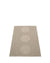 Pappelina Rug VERA 2.0 Dark Linen/Linen Metallic
