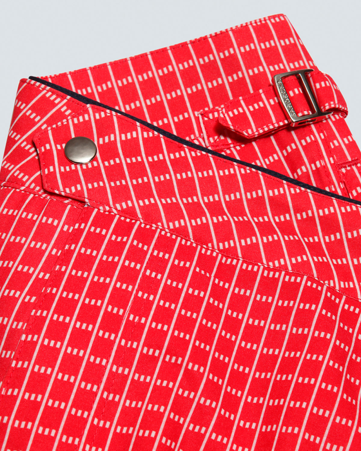 Sardegna Sartoria Men's Swim Shorts MARINE Tweed Red