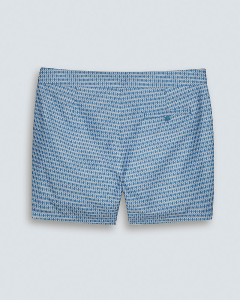 Men's Swim Shorts PENISOLA Argyle Blue Stone