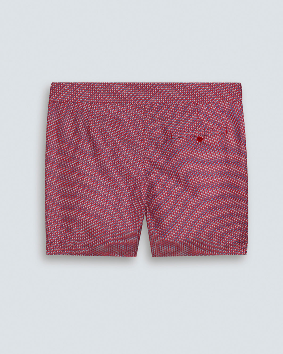 Sardegna Sartoria Men's Swim Shorts PENISOLA South Beach Red Navy