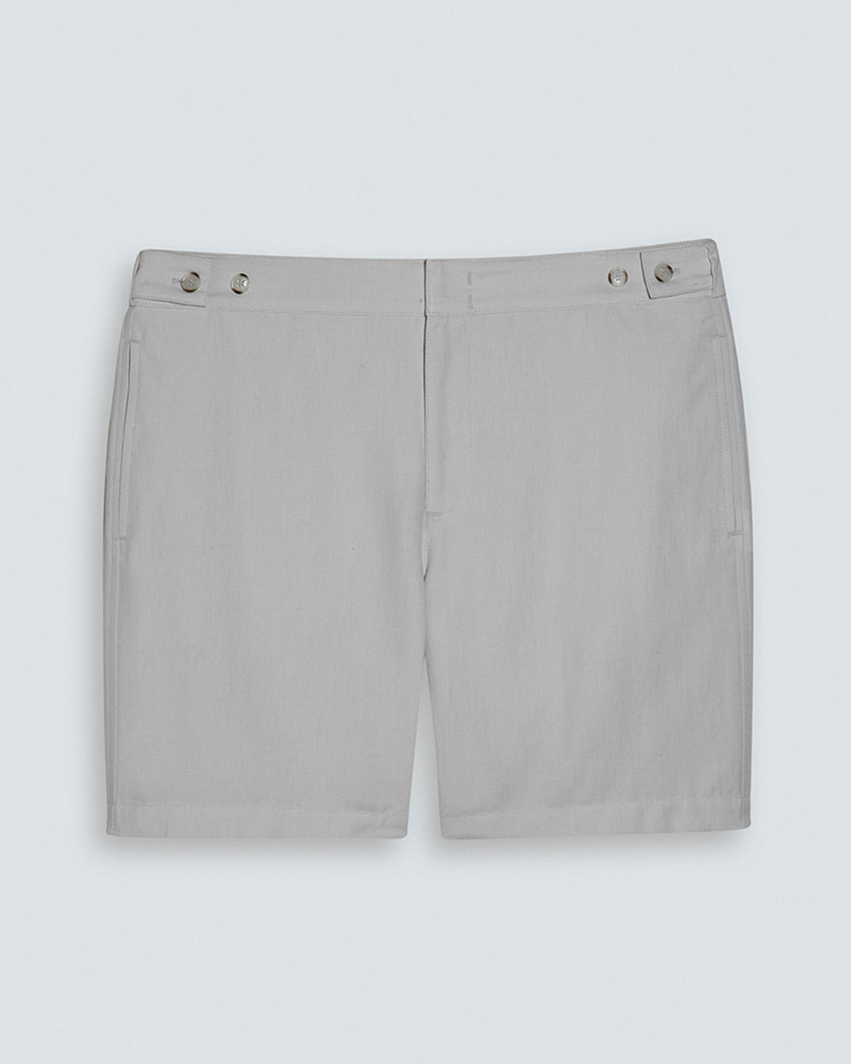 Sardegna Sartoria Men's Shorts PORTO CERVO Linen Cross Off White