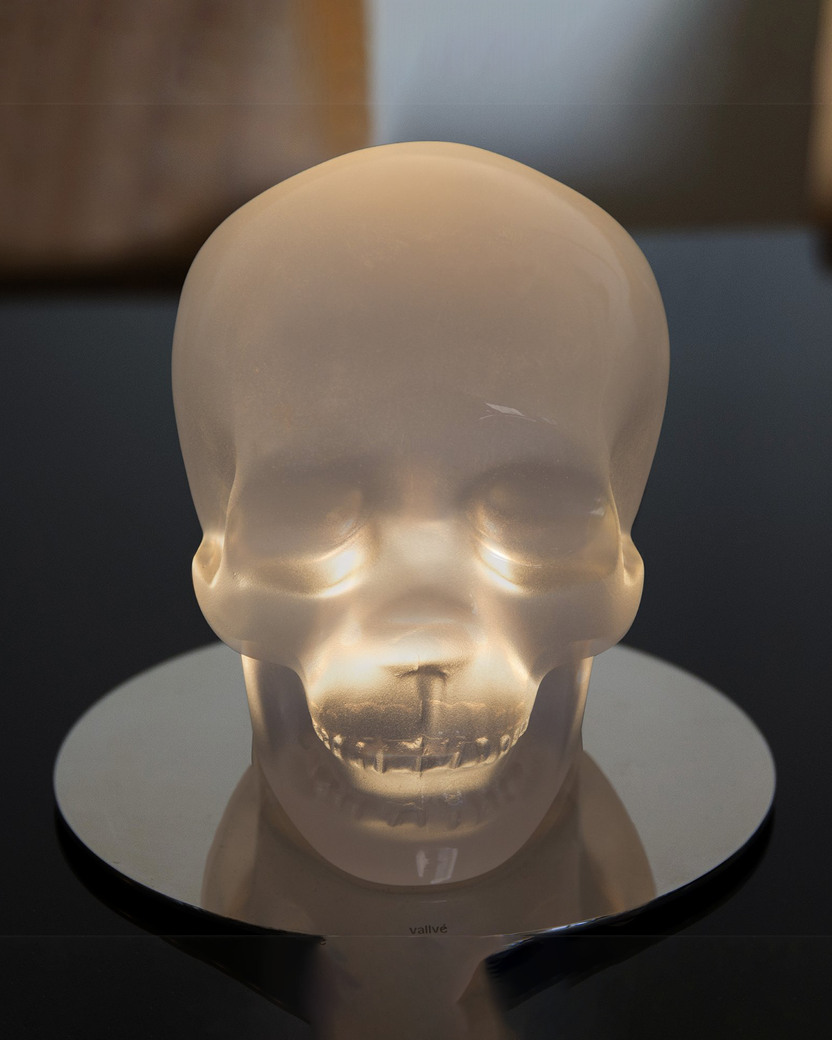 Light Fixture Cranium Vintage Clear