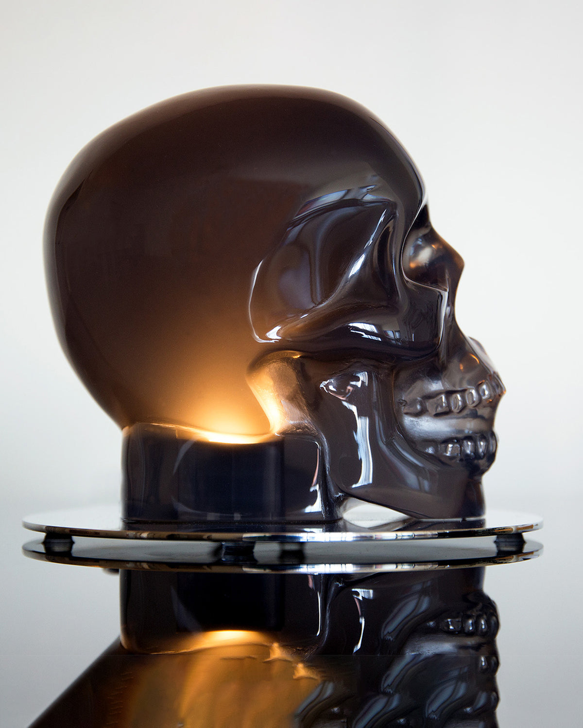 Light Fixture Cranium Vintage Smoke