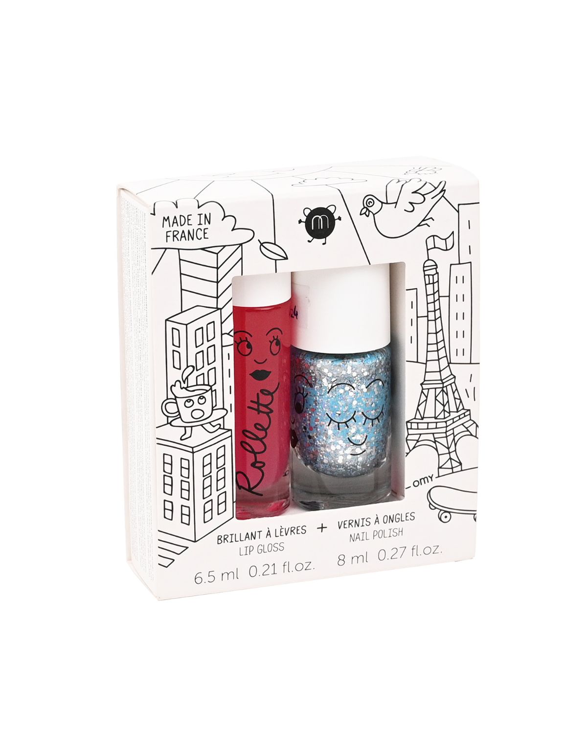 Nail Polish and Lip Gloss Set for Kids MAGIQUE
