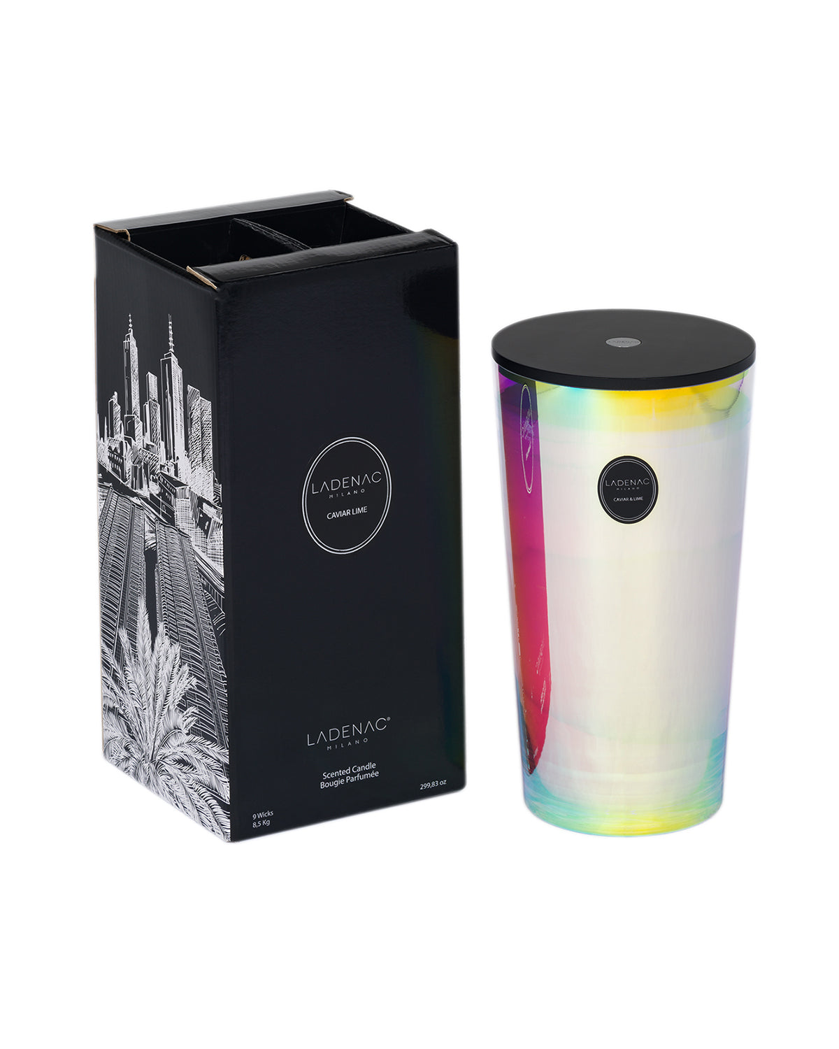 Candle in Jar URBAN SENSES 8500gr Rose Rose de Nuit 9.45 x 9.25 x 19.69 in