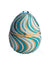 Candle in Ceramic BOIS DE ROUSSIE 8oz Espiral Blue