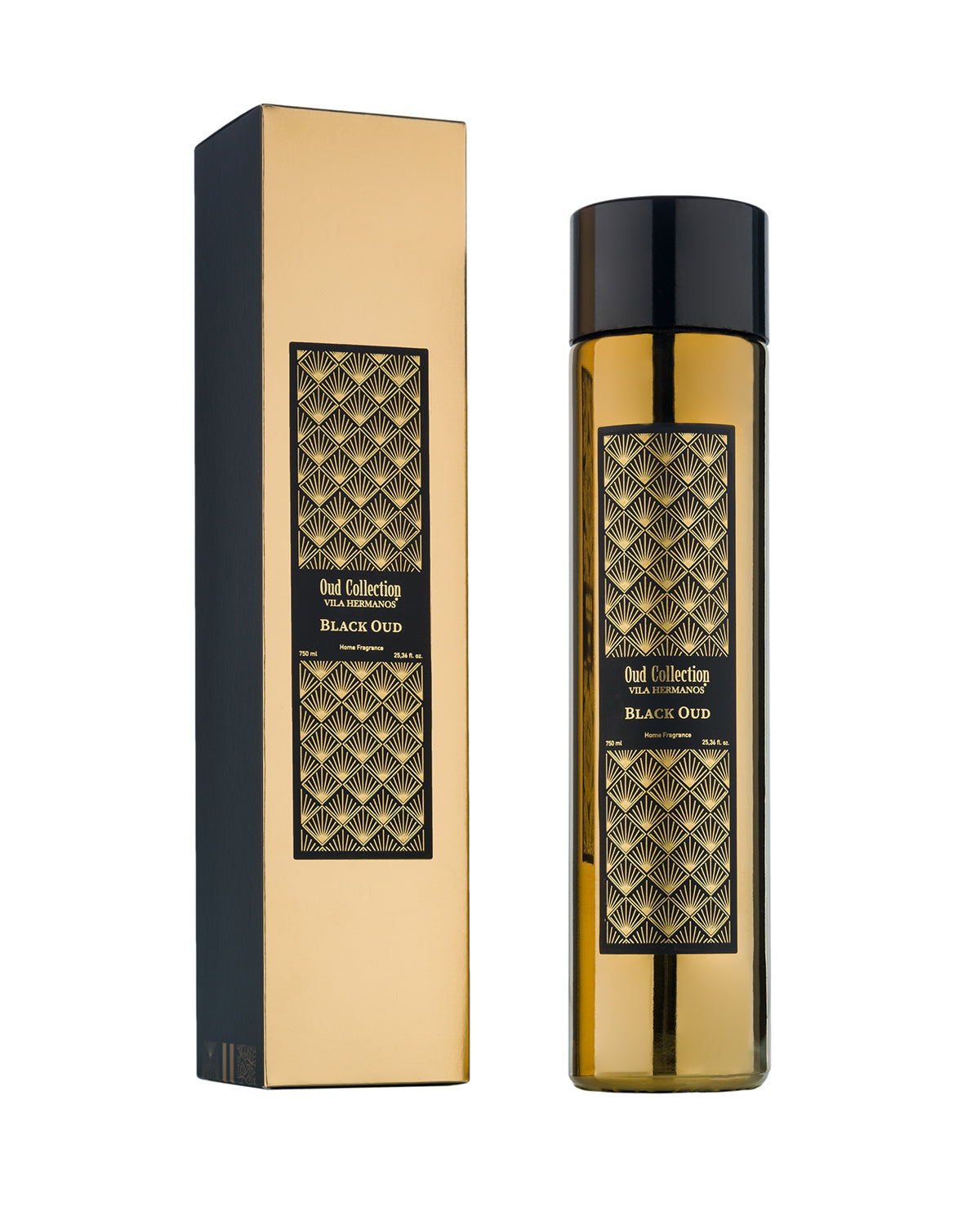 Reed Diffuser OUD COLLECTION 750ml Gold Black Oud 2.95 diam. x 13.39 in