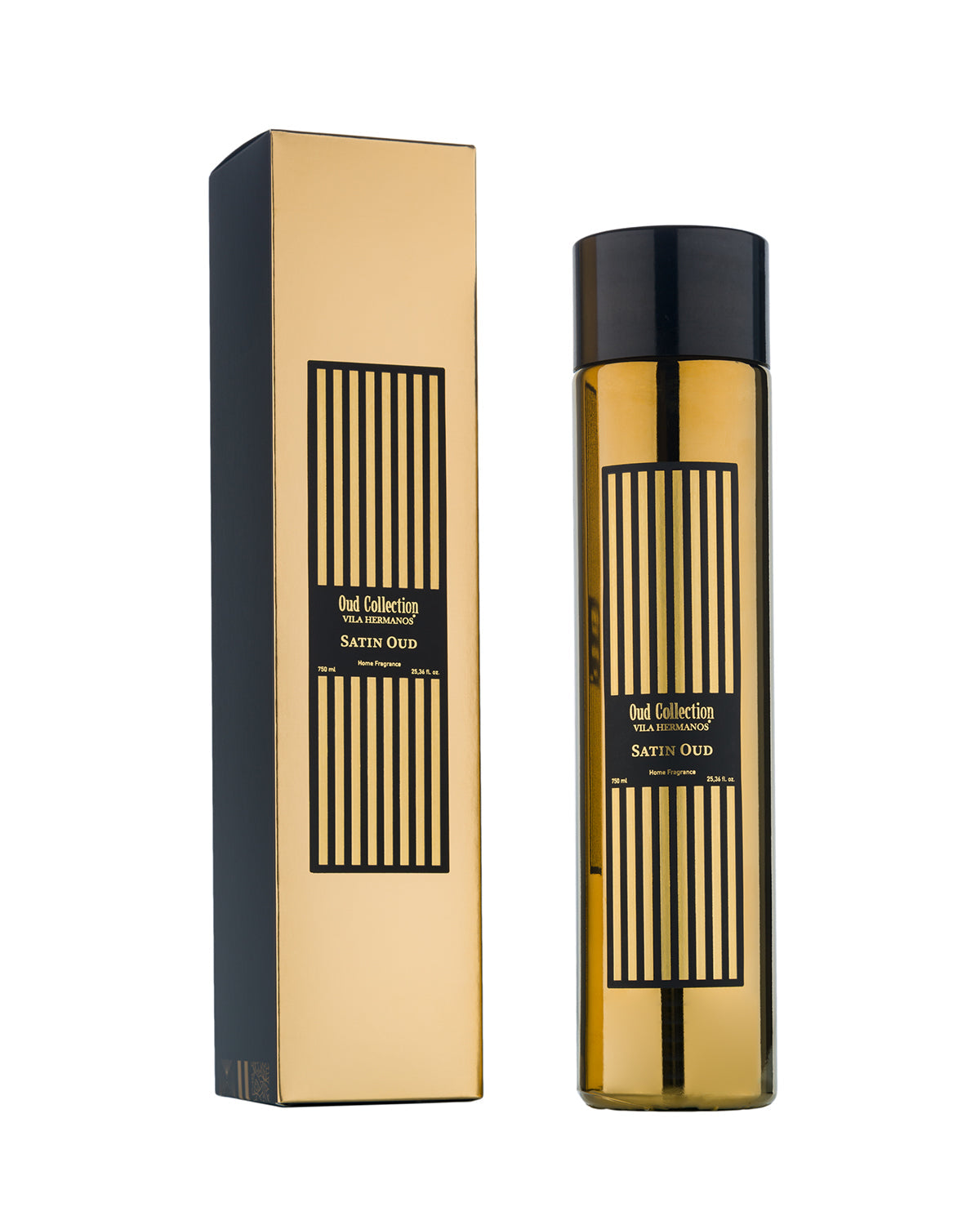 Reed Diffuser OUD COLLECTION 750ml Gold Black Oud 2.95 diam. x 13.39 in