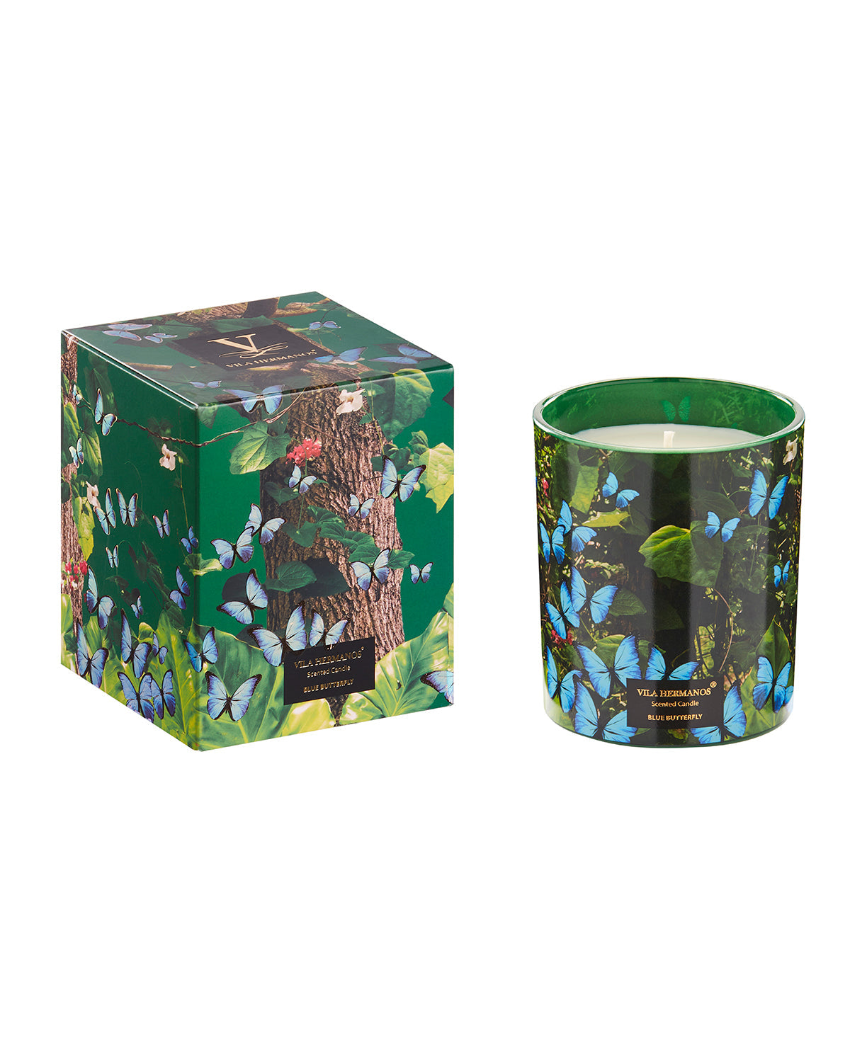Candle in Jar JUNGLETOPIA BUTTERFLY 200gr 3.35 diam. x 4.13 in
