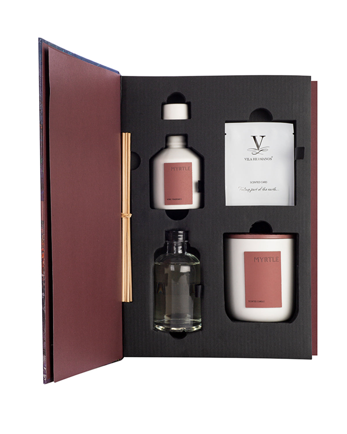 Gift Set ORGANIC YELLOW SEEDS Candle 200gr, Diffuser 100ml, Scent Card 8.07 x 3.74 x 12.01 in
