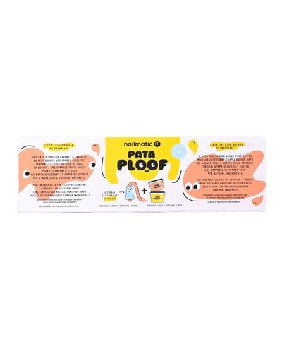 Soap Dough Cleansing Modeling Clay PATAPLOOF Set of 2 Yellow & Orange plus PLOOFY Friend