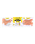 Soap Dough Cleansing Modeling Clay PATAPLOOF Set of 2 Yellow & Orange plus PLOOFY Friend