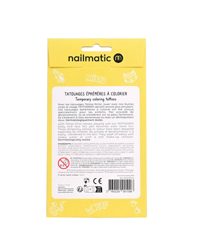 Nailmatic Temporary Coloring Tattoos - Animals