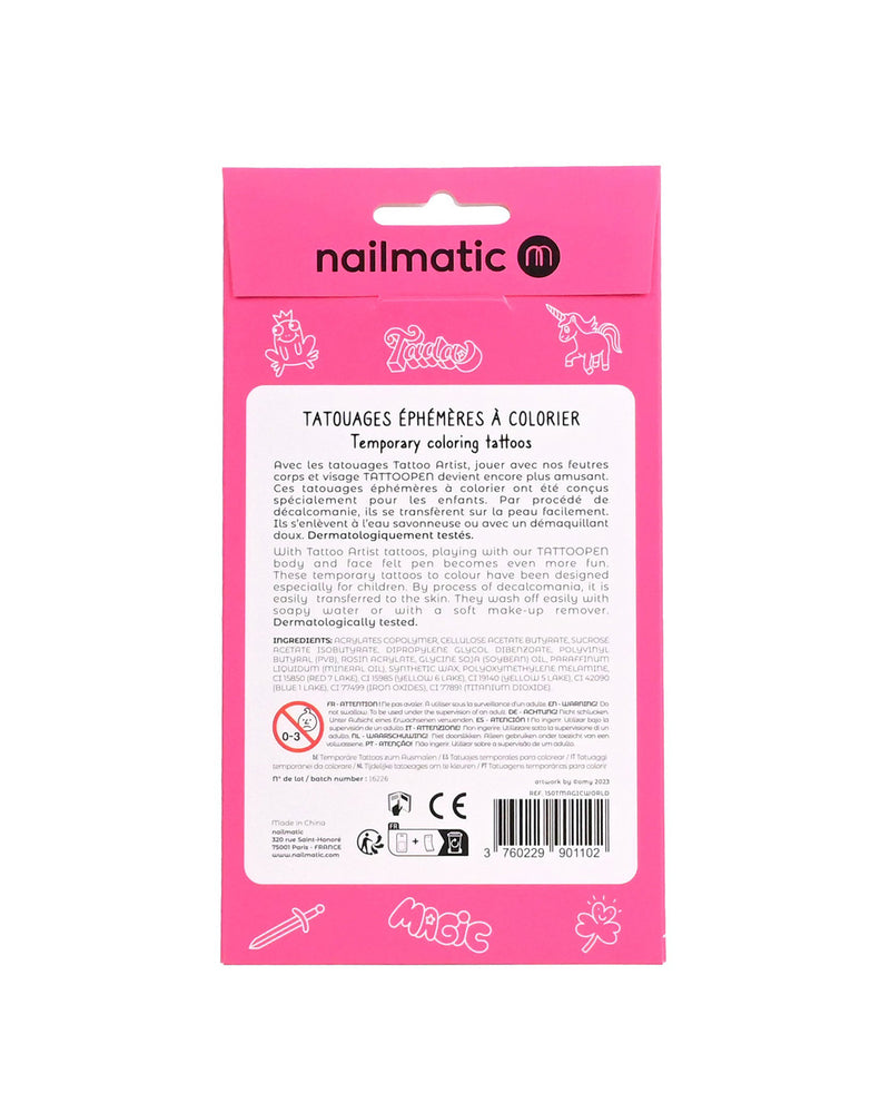 Nailmatic Temporary Coloring Tattoos - Magic world