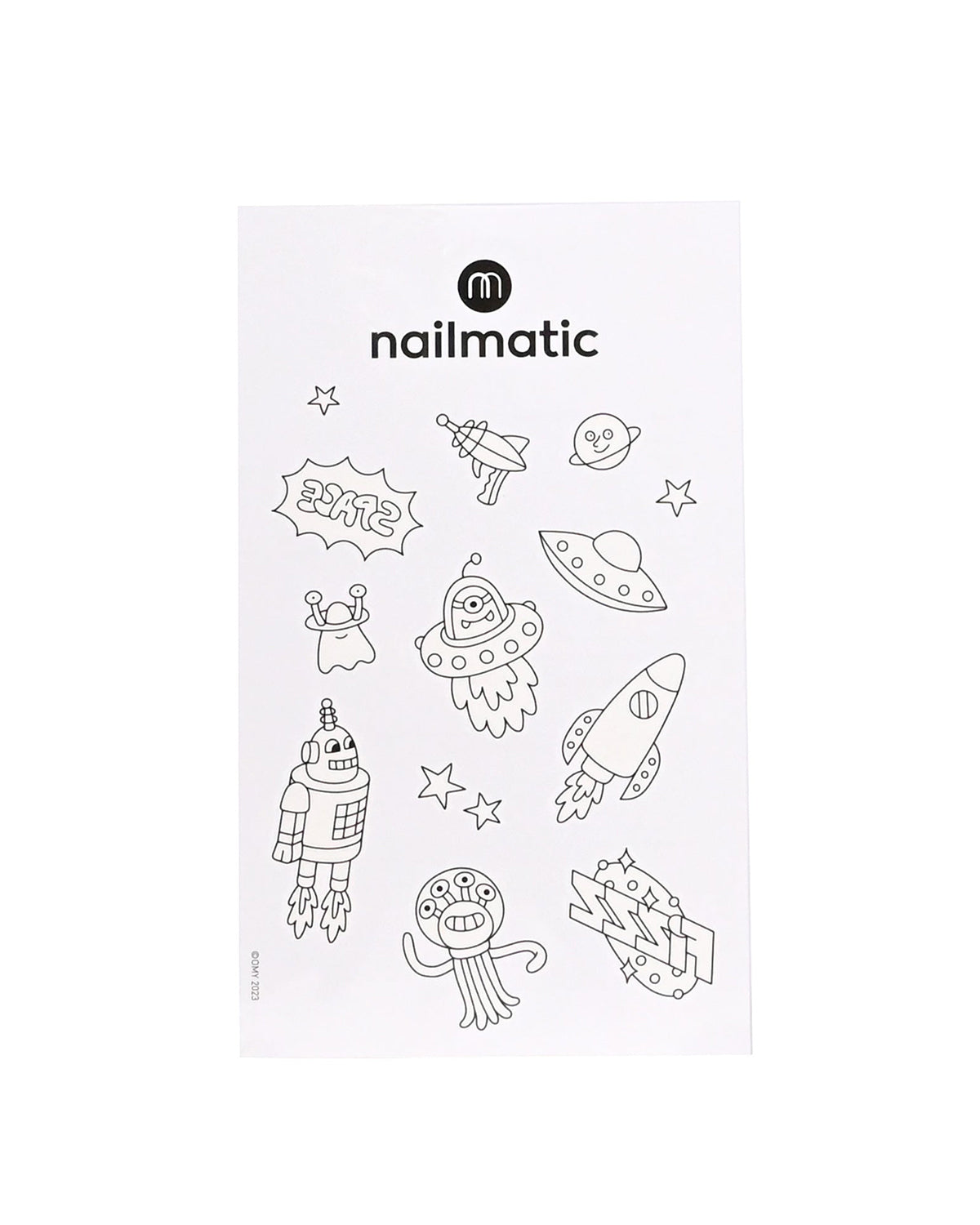 Nailmatic Temporary Coloring Tattoos - Galaxy