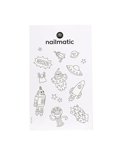 Nailmatic Temporary Coloring Tattoos - Galaxy