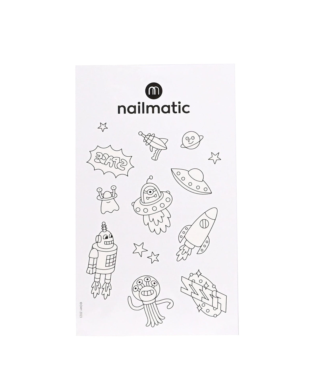Nailmatic Temporary Tattoo for Kids Galaxy