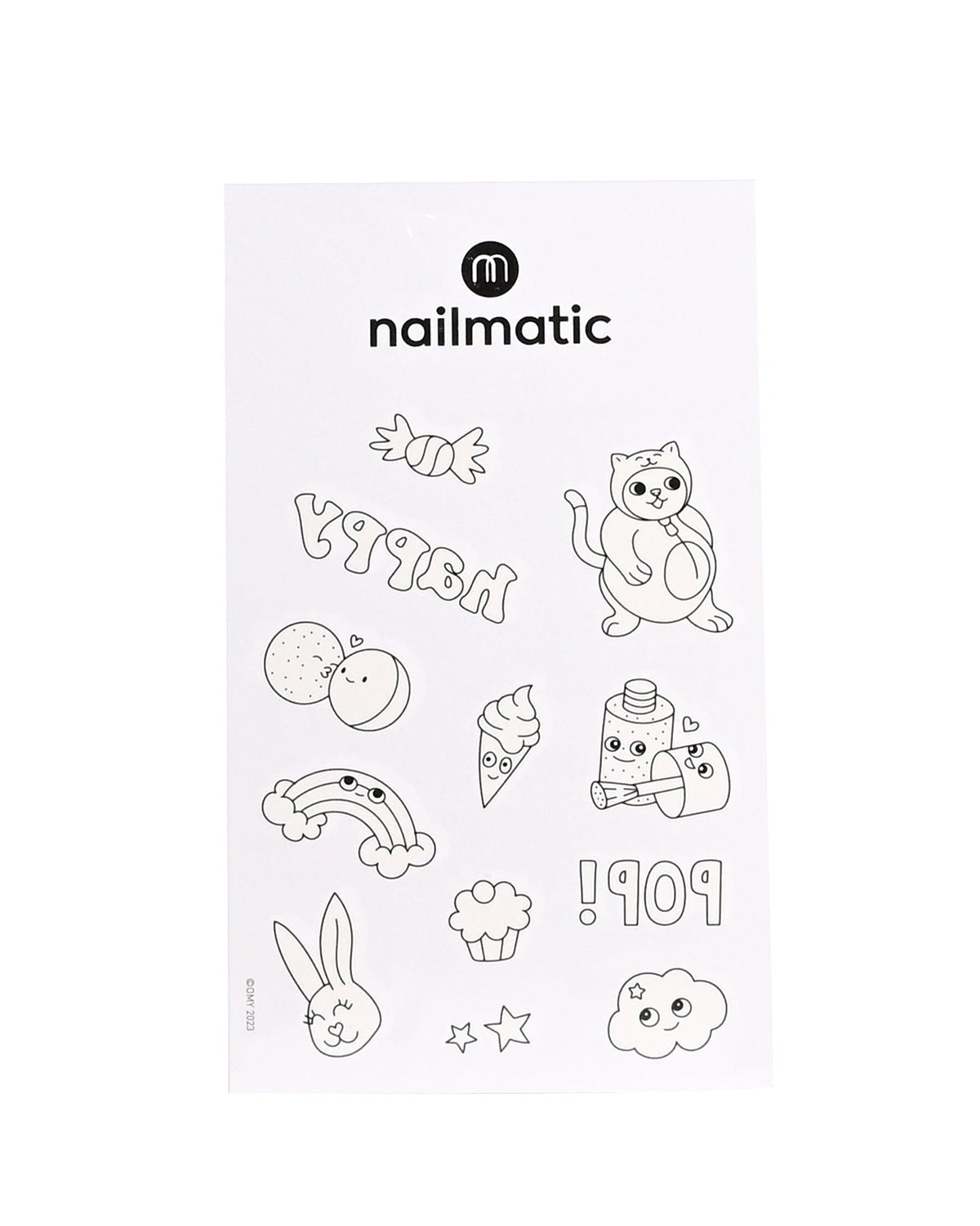 Nailmatic Temporary Tattoo for Kids KAWAI