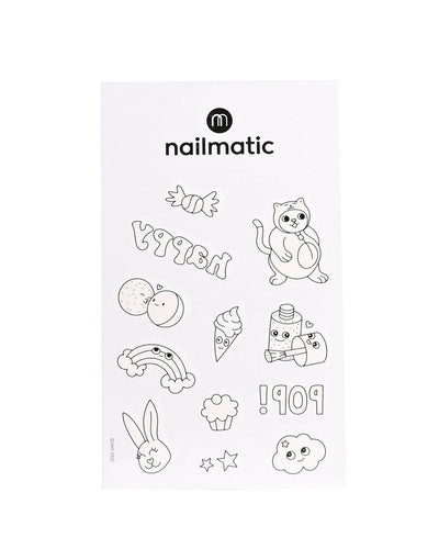 Nailmatic Temporary Tattoo for Kids KAWAI