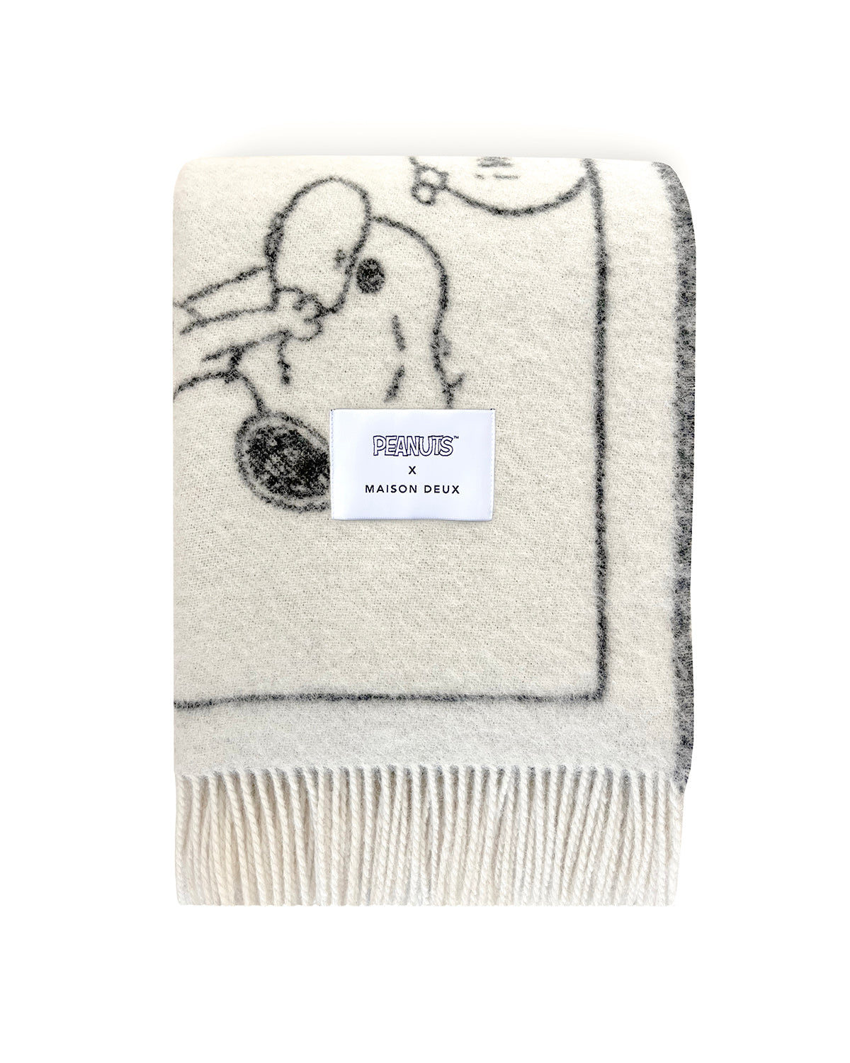 Maison Deux Blanket PEANUTS Comic Strip