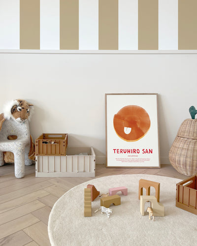 Rug SOLID Off White 3.9 ft diameter
