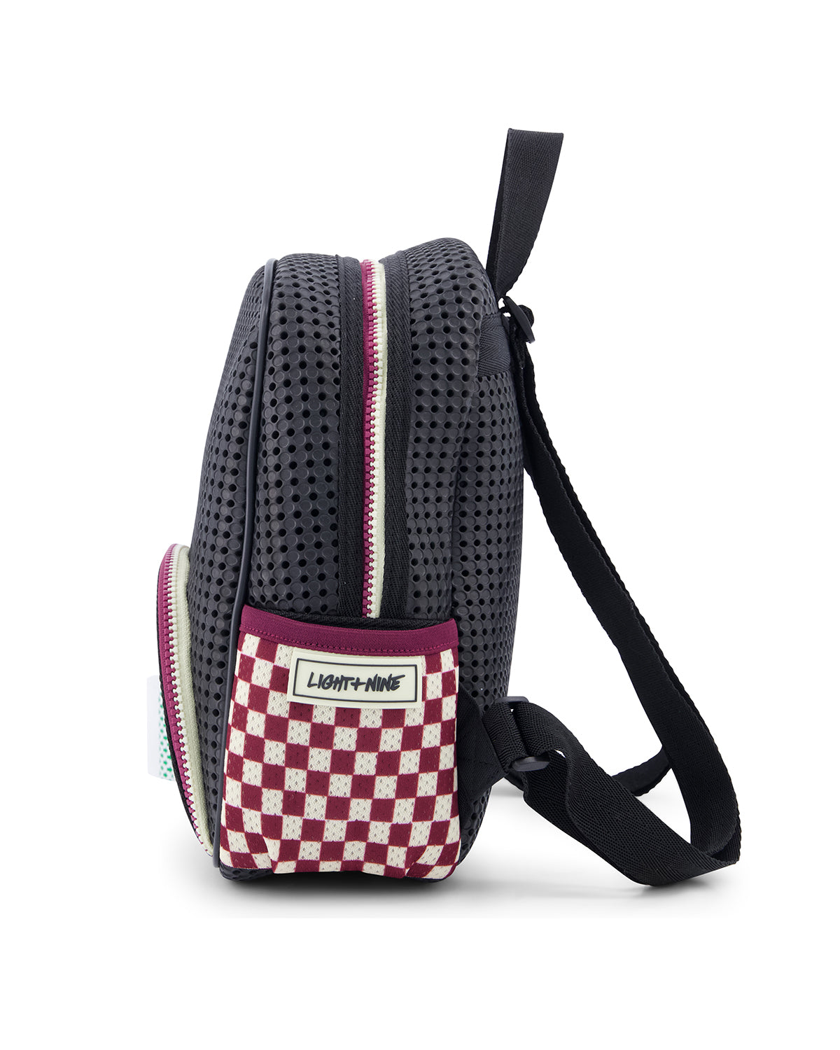Light Plus Nine Backpack LITTLE STARTER Checkered Brick AND Nimix PARIS Set 3 Pieces