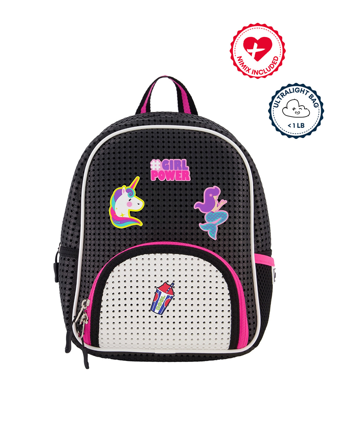 Light Plus Nine Backpack Little STARTER Neon Pink with Nimix Fairy Set