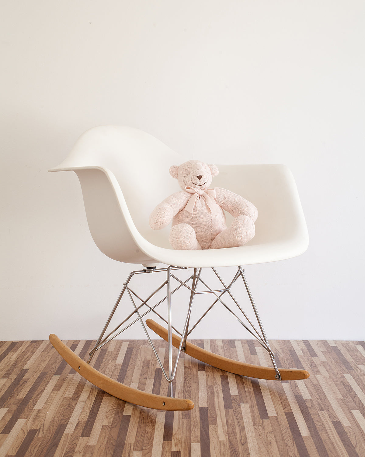 Plush CABLE KNIT TEDDY BEAR Mint